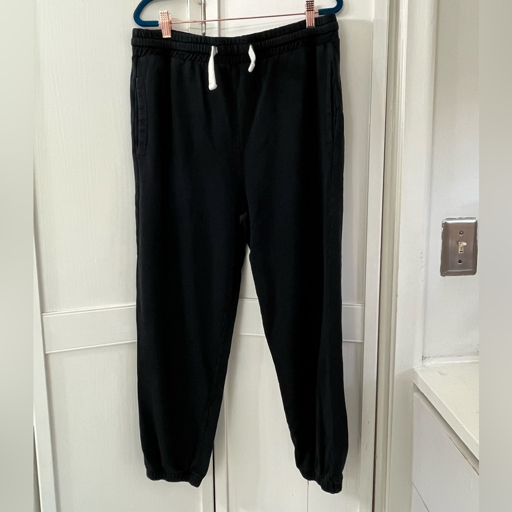 Poplinen Black Jogger Sweatpants Sz L